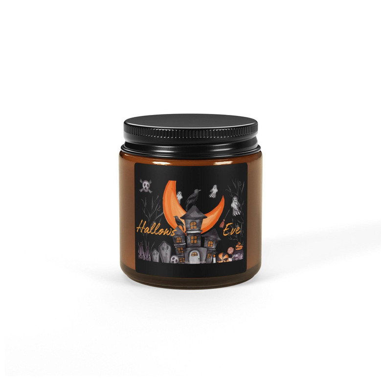 Spooky Halloween Soy Candle - Witchy Vibes For Seasonal Decor