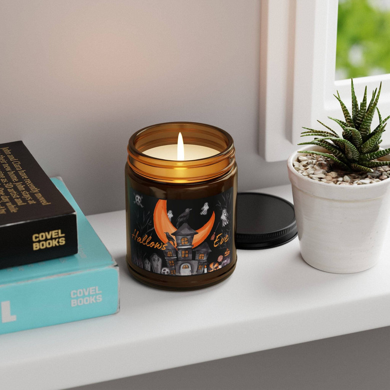 Spooky Halloween Soy Candle - Witchy Vibes For Seasonal Decor