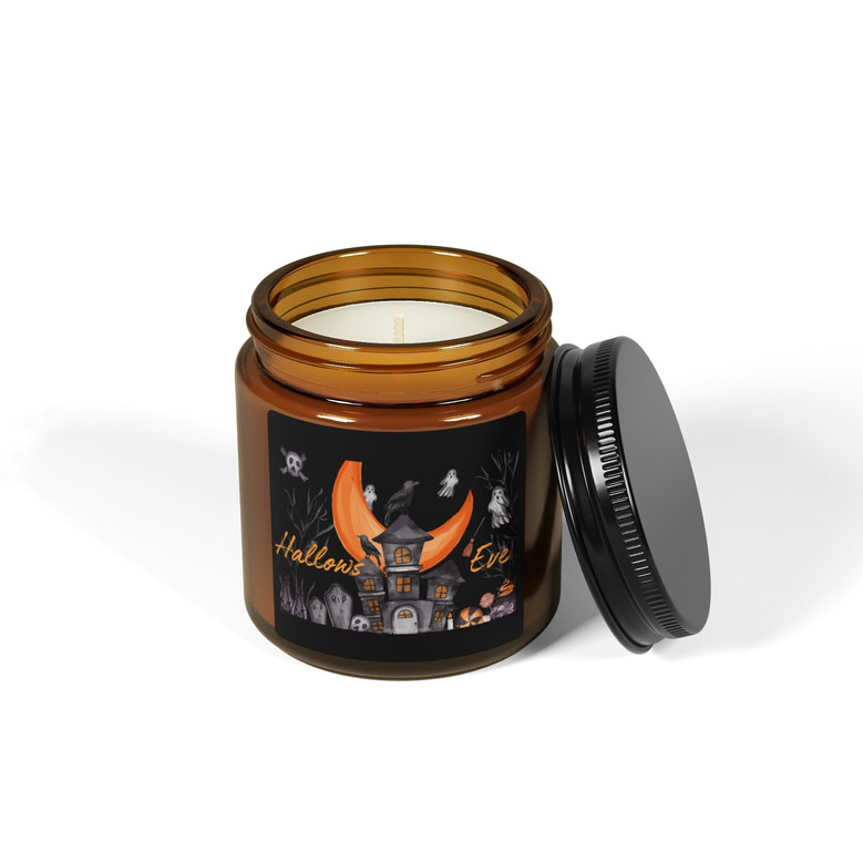 Spooky Halloween Soy Candle - Witchy Vibes For Seasonal Decor