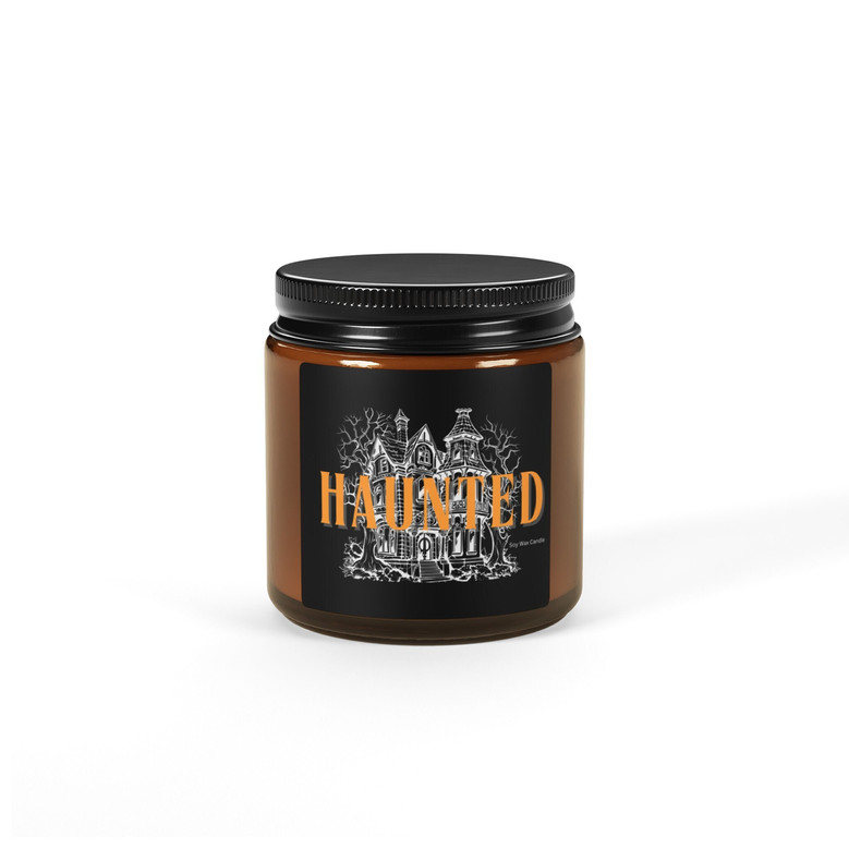 Halloween Haunted House Soy Wax Candle For Spooky Season Decor