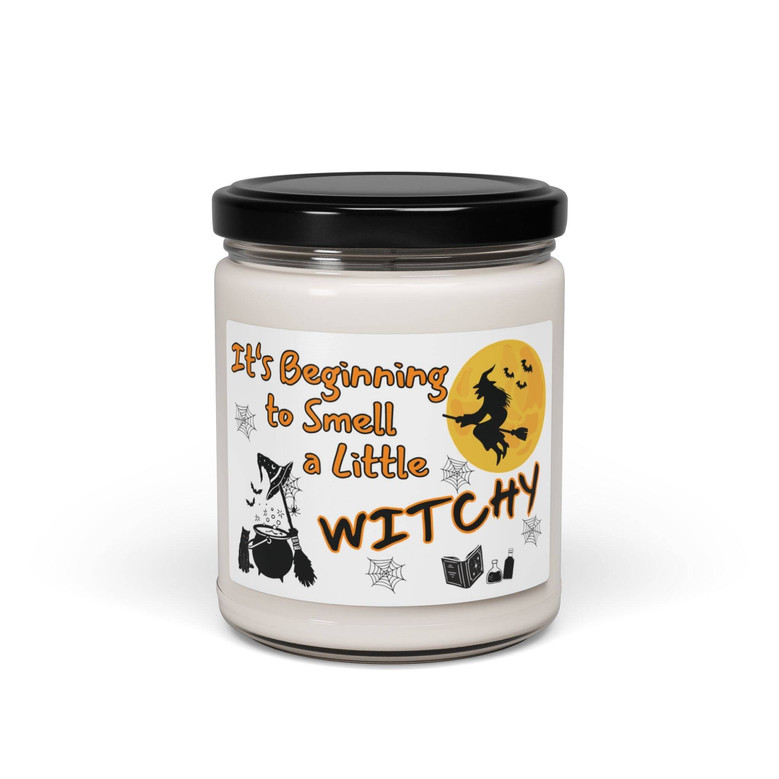Humorous Witch Soy Candle For Halloween - Fall Decor With Witchy Vibes