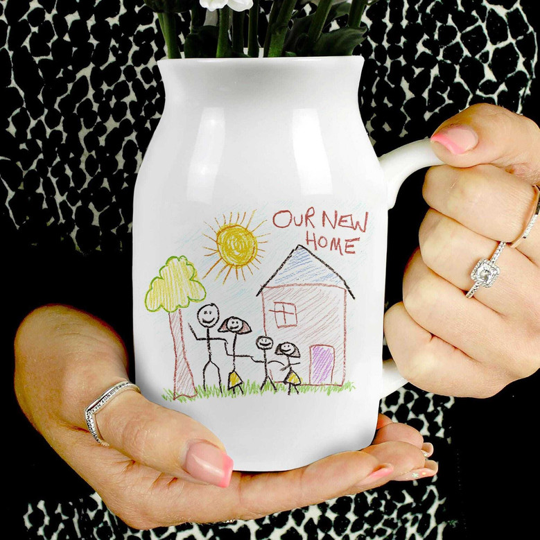 Our New Home Ceramic Flower Vase For Mom - Thoughtful Mother's Day Gift From Daughter