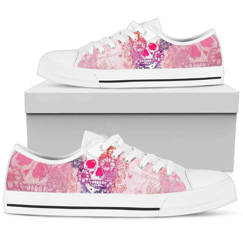 Chaussure Basse Femme Flower Punk