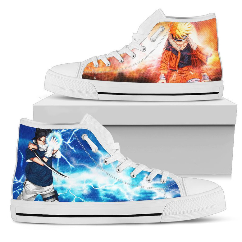 ナルトvsサスケハイトップシューズファンギフトアイデア