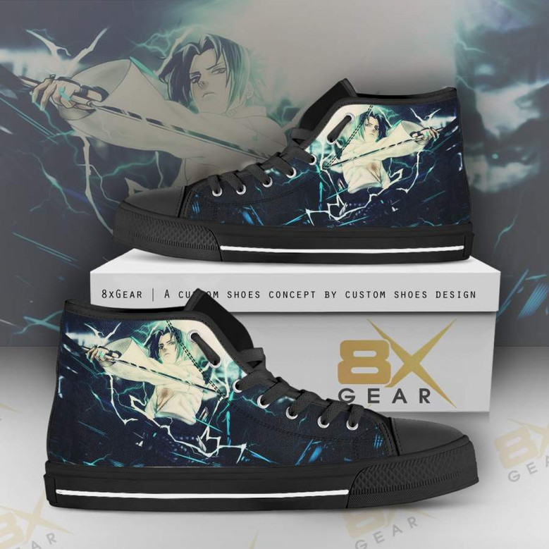 ナルトハイトップシューズサスケとライトニングアニメ