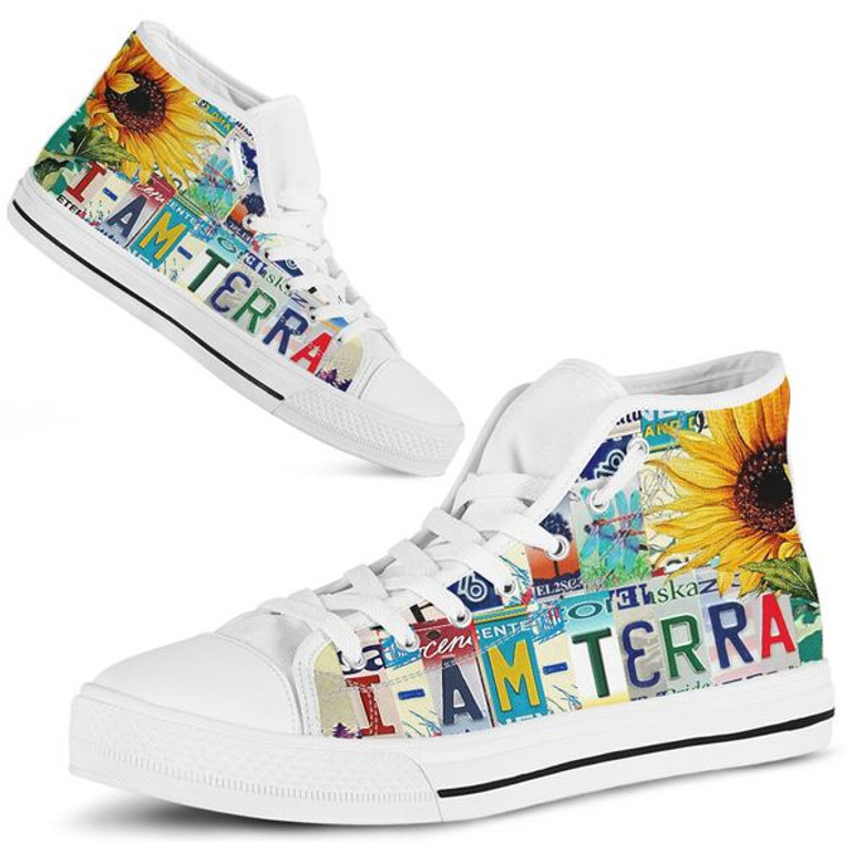 Terraライセンスプレートハイトップシューズ