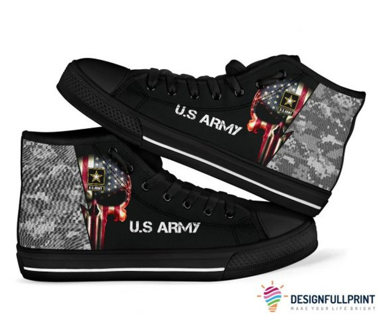 軍事ギフト男性陸軍ハイトップシューズ