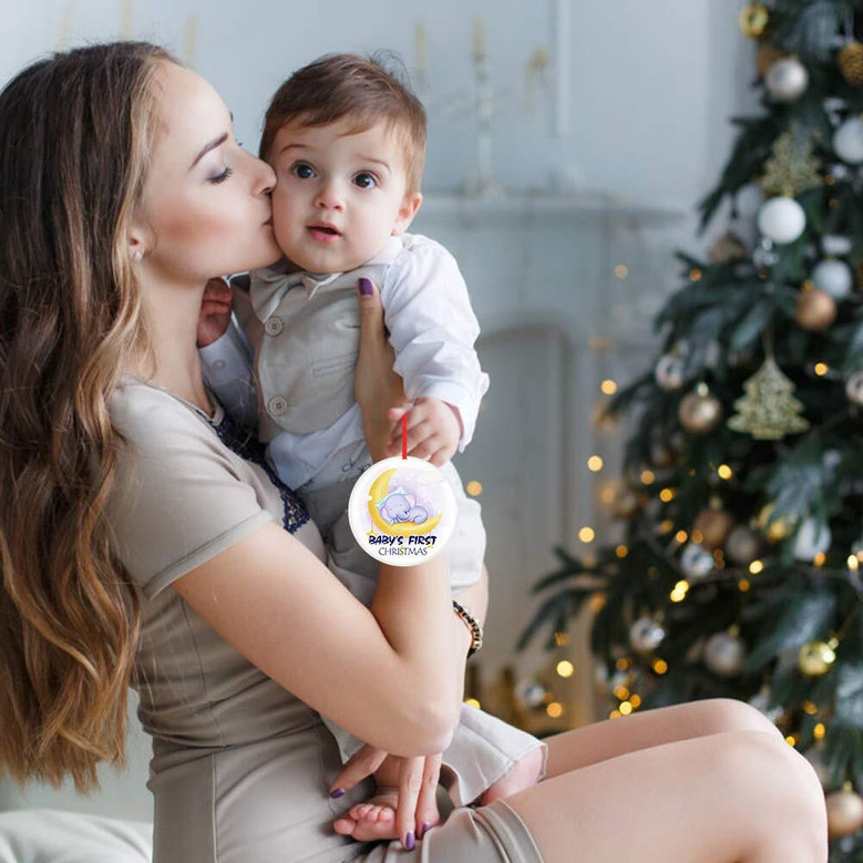 Baby First Christmas Wall Art Ornament For New Parents 2025 Nursery DéCor - Thoughtful Baby Boy Girl Gift