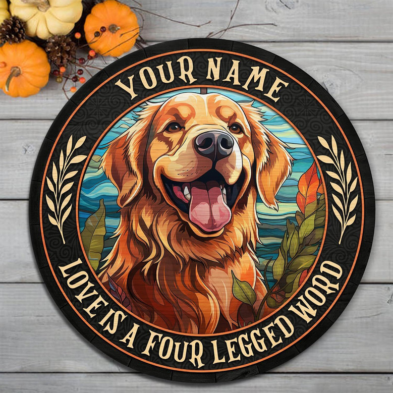 Personalized Dog Memorial Wooden Sign For Dog Mom And Dad - Thoughtful Home Decor And Pet Lover Gifts