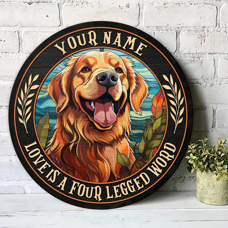 Personalized Dog Memorial Wooden Sign For Dog Mom And Dad - Thoughtful Home Decor And Pet Lover Gifts