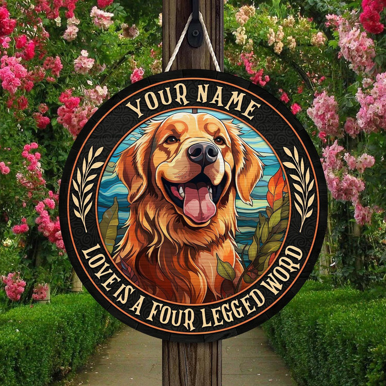 Personalized Dog Memorial Wooden Sign For Dog Mom And Dad - Thoughtful Home Decor And Pet Lover Gifts