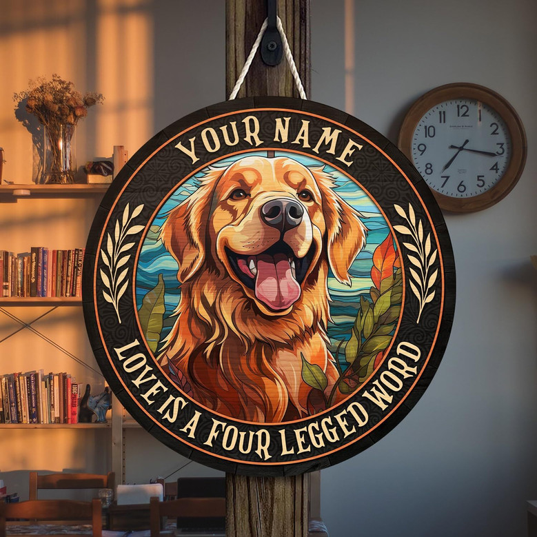 Personalized Dog Memorial Wooden Sign For Dog Mom And Dad - Thoughtful Home Decor And Pet Lover Gifts