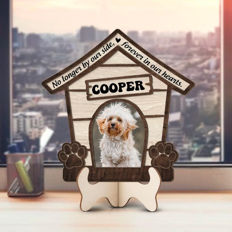 Heartfelt Custom Pet Memorial Wooden Sign For Dog Loss - Unique Sympathy Keepsake - Ideal Remembrance Gift