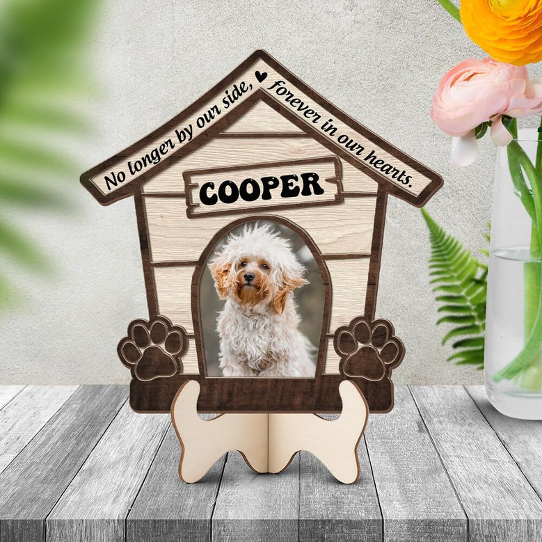 Heartfelt Custom Pet Memorial Wooden Sign For Dog Loss - Unique Sympathy Keepsake - Ideal Remembrance Gift