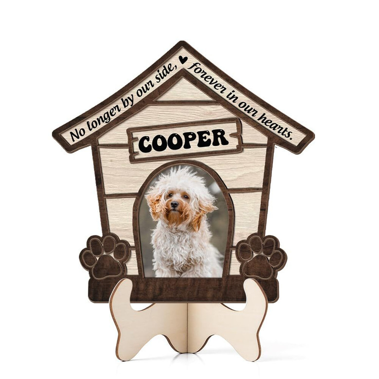 Heartfelt Custom Pet Memorial Wooden Sign For Dog Loss - Unique Sympathy Keepsake - Ideal Remembrance Gift