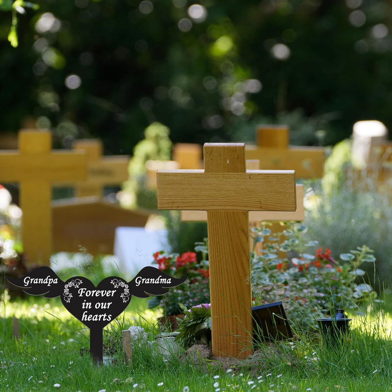 Thoughtful Grandma Memorial Gifts - Personalized Metal Garden Stake For Commemorative Outdoor Decor In Memory Of Grandparents