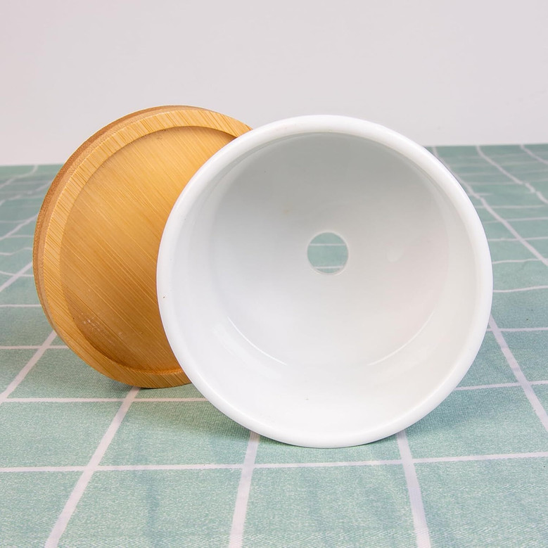 Touching Personalized Pet Memorial Plant Pot With Bamboo Tray Sympathy Gift For Pet Loss