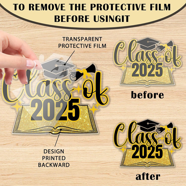 Class Of 2025 Graduation Ornament - Thoughtful Acrylic Wall Art For Grads