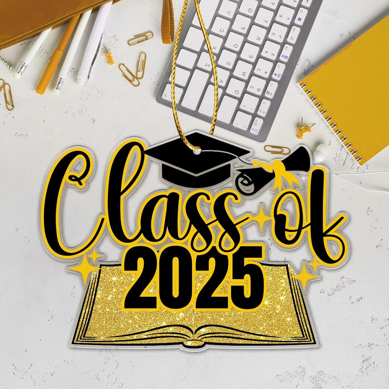 Class Of 2025 Graduation Ornament - Thoughtful Acrylic Wall Art For Grads