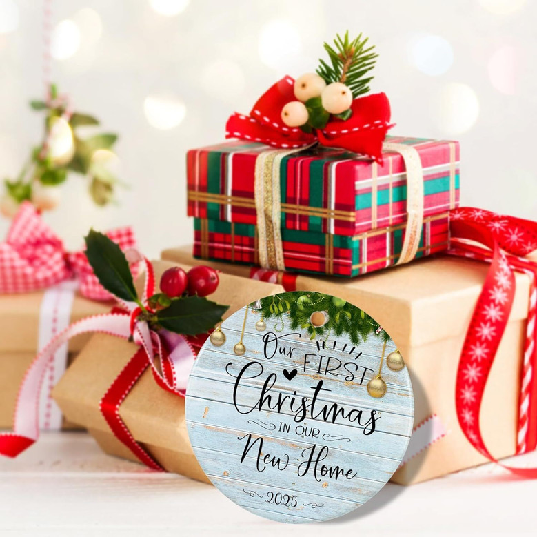 Thoughtful New Home Living Room Ornament For 2025 - First Christmas Celebration Decoration