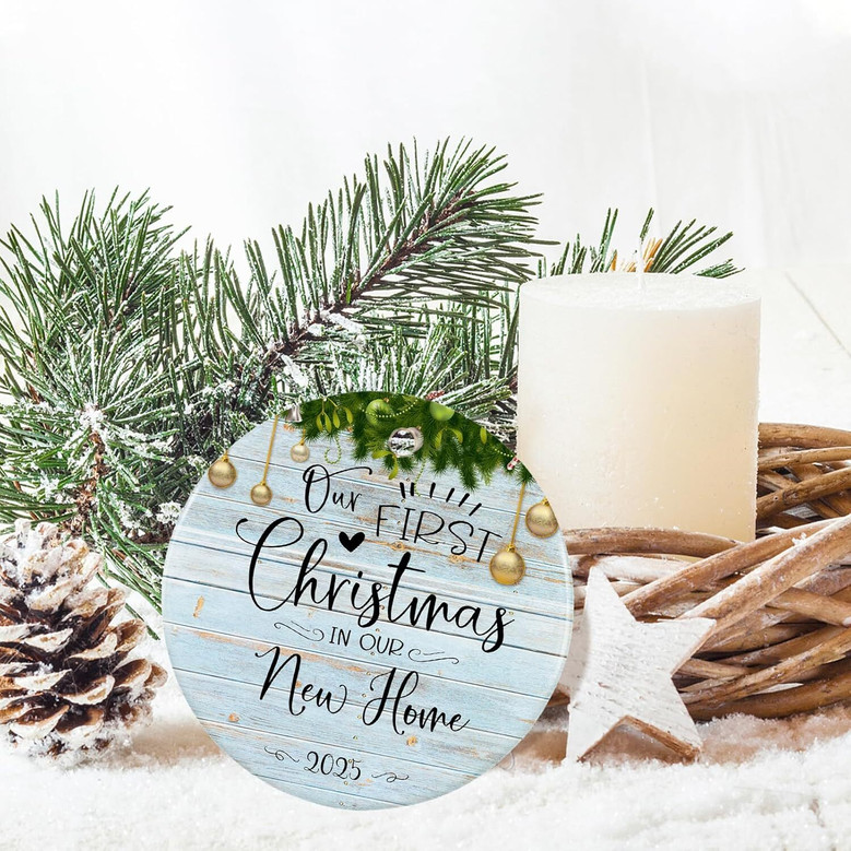 Thoughtful New Home Living Room Ornament For 2025 - First Christmas Celebration Decoration