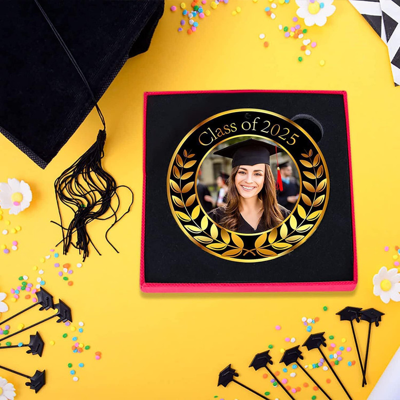 Personalized Graduation Wall Art Ornament 2025 - Acrylic Keepsake For College And High School Graduates Christmas Gifts