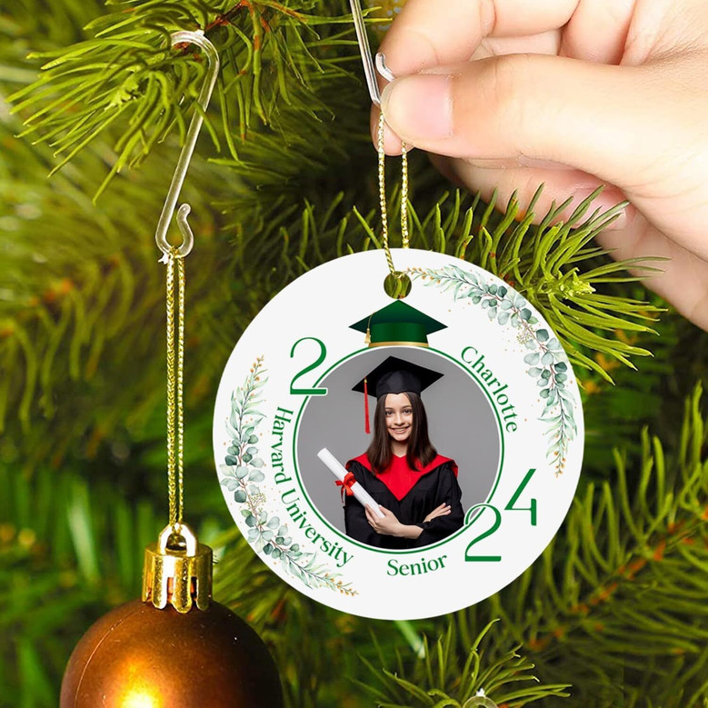 Thoughtful Custom Graduation Ornament Class Of 2025 Wall Art Decor For Friends