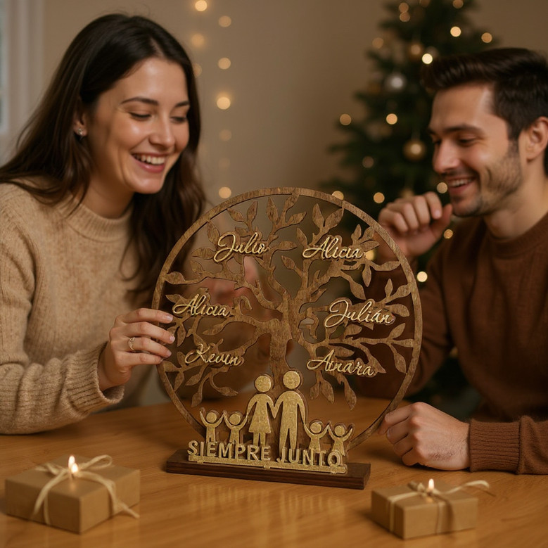 Heartfelt Wooden Family Tree Sign For Customized Home DéCor