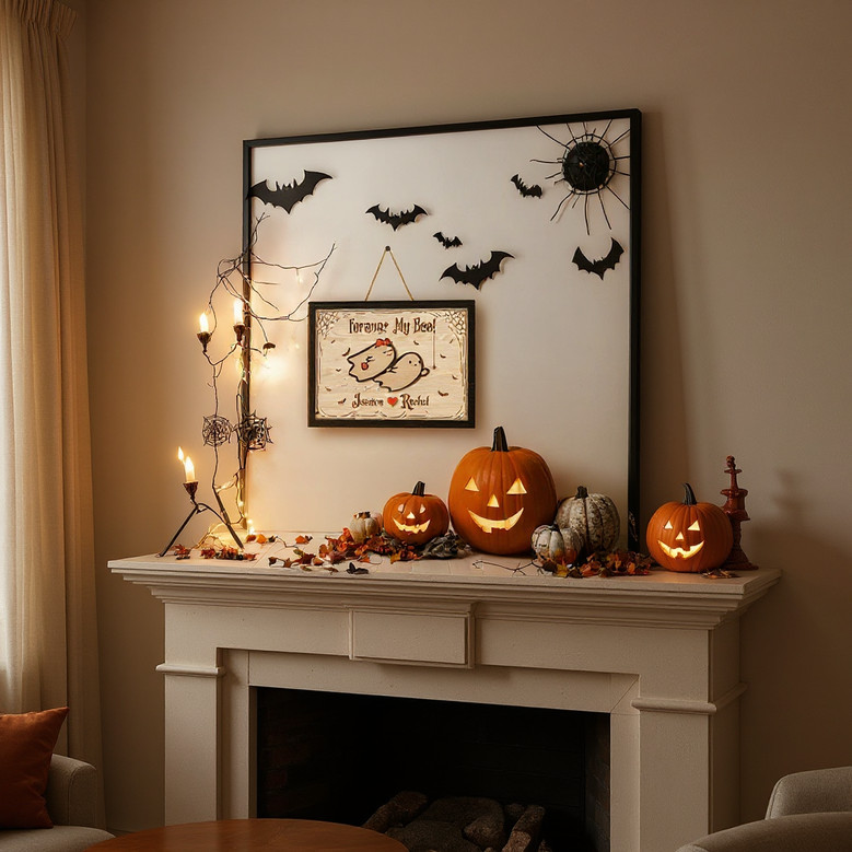 Personalized Forever My Boo Ghost Couple Wood Sign For Gothic Halloween Decor And Couples