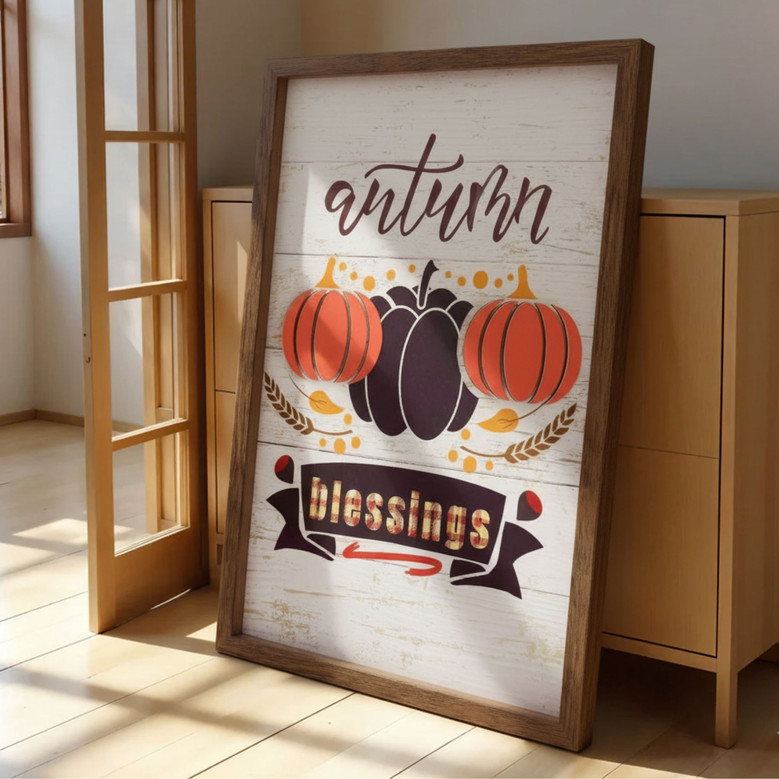 Elevate Your Space with Cozy Autumn Pumpkin Canvas Decor Art Elevate Your Space with Cozy Autumn Pumpkin Canvas Decor Art