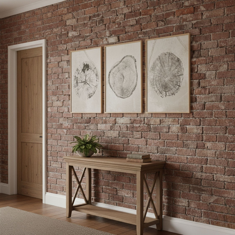 Modern Tree Ring Canvas Art for Living Room - Custom Nordic Decor