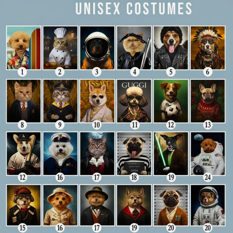 Custom Royal Dog Portrait Canvas - Unique King's Pet Art Gift