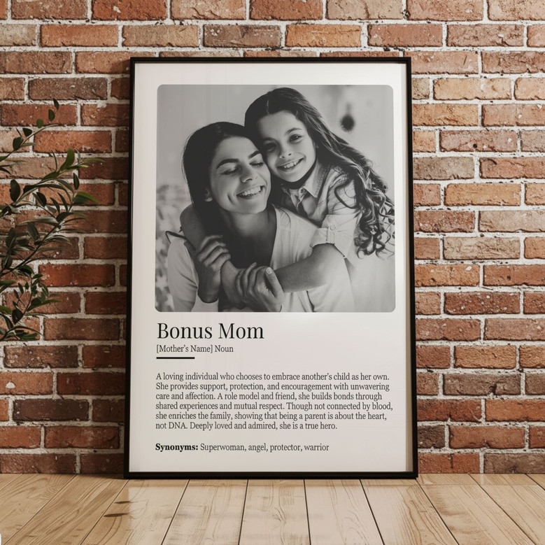 Heartfelt Personalized Stepmom Definition Canvas Gift Heartfelt Personalized Stepmom Definition Canvas Gift