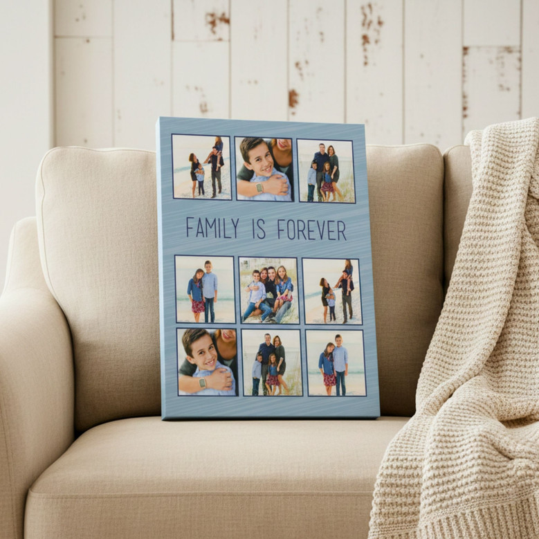 Personalized Family Canvas - Family Is Forever