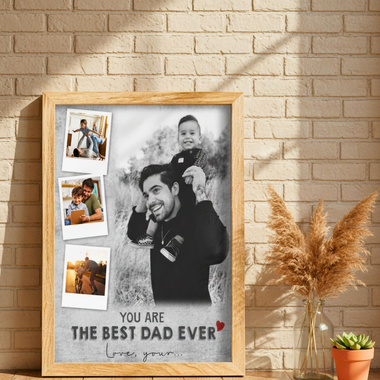 Personalized Father's Day Canvas - Heartfelt Dad Quote Gift