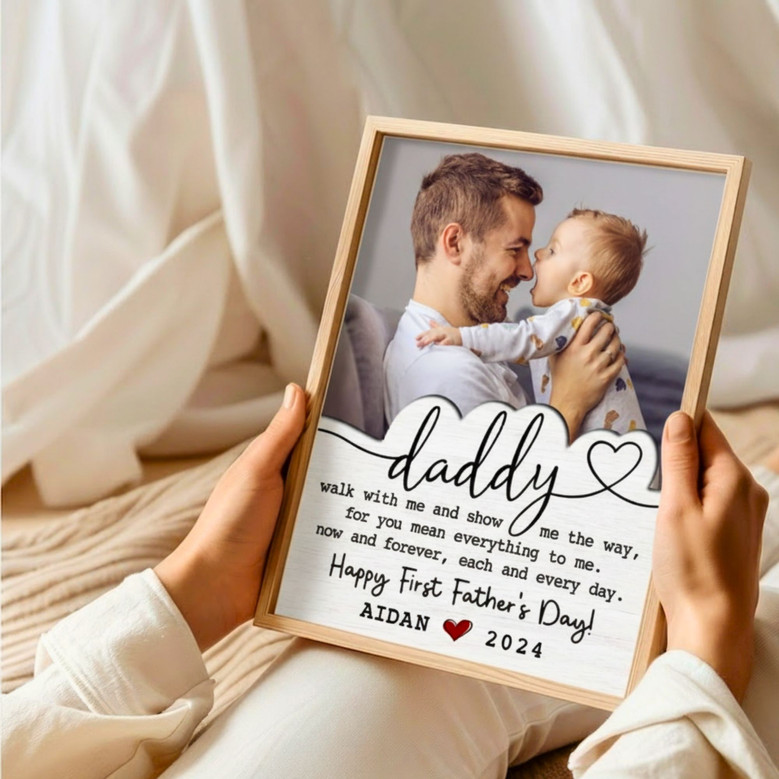 Photo Collage Canvas - Dad's Heartfelt Father's Day Keepsake
