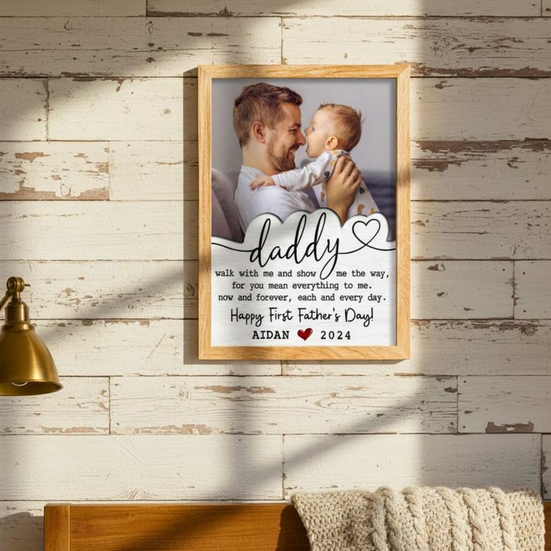 Photo Collage Canvas - Dad's Heartfelt Father's Day Keepsake