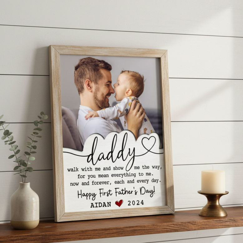 Photo Collage Canvas - Dad's Heartfelt Father's Day Keepsake