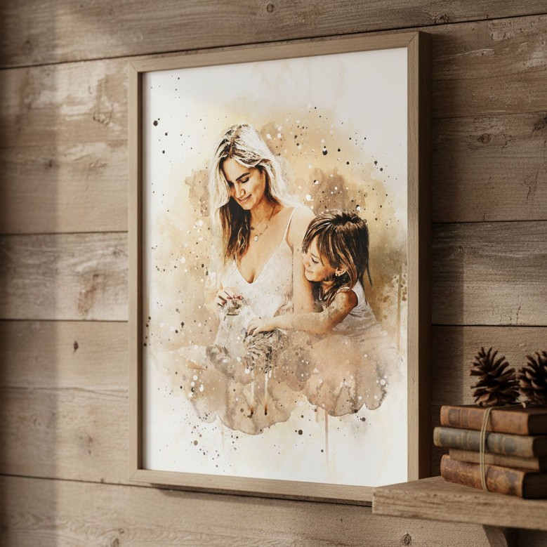 Heartfelt Mother-Son Canvas - Personalized Quote for Mom's Room