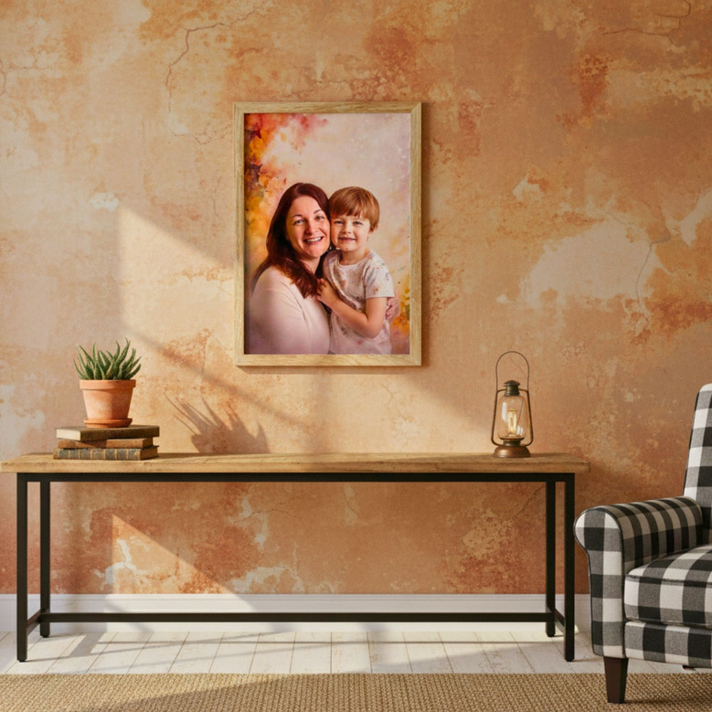 Heartfelt Mother-Son Canvas - Personalized Quote for Mom's Room