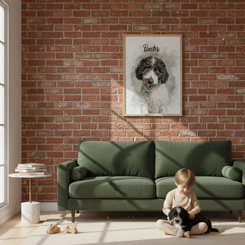 Heartfelt Custom Dog Wall Art Canvas - Pet Memorial Gift For Dog Lovers