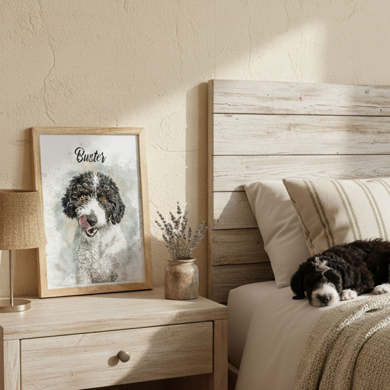 Heartfelt Custom Dog Wall Art Canvas - Pet Memorial Gift For Dog Lovers