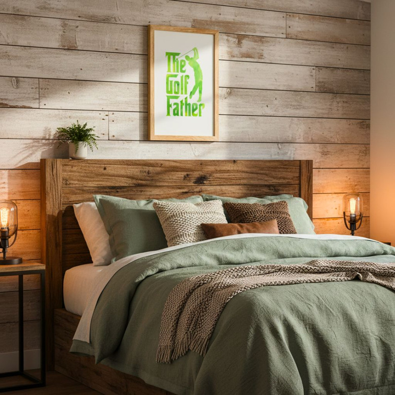 Golf Typography Canvas - The Ultimate Father's Day Dad Gift