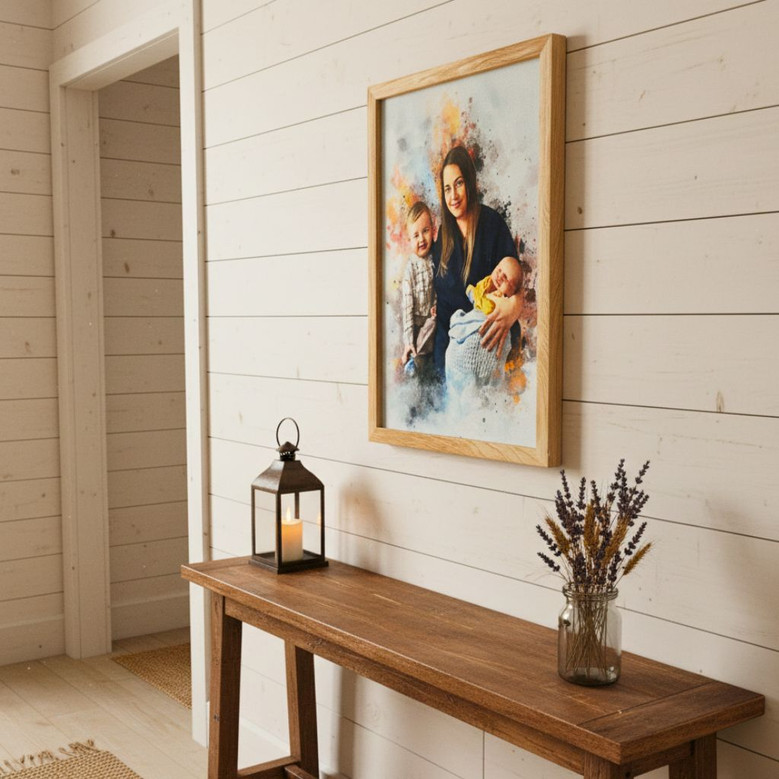 Heartfelt Single Mom Canvas - Custom Photo Gift for Mother's Day Heartfelt Single Mom Canvas - Custom Photo Gift for Mother's Day