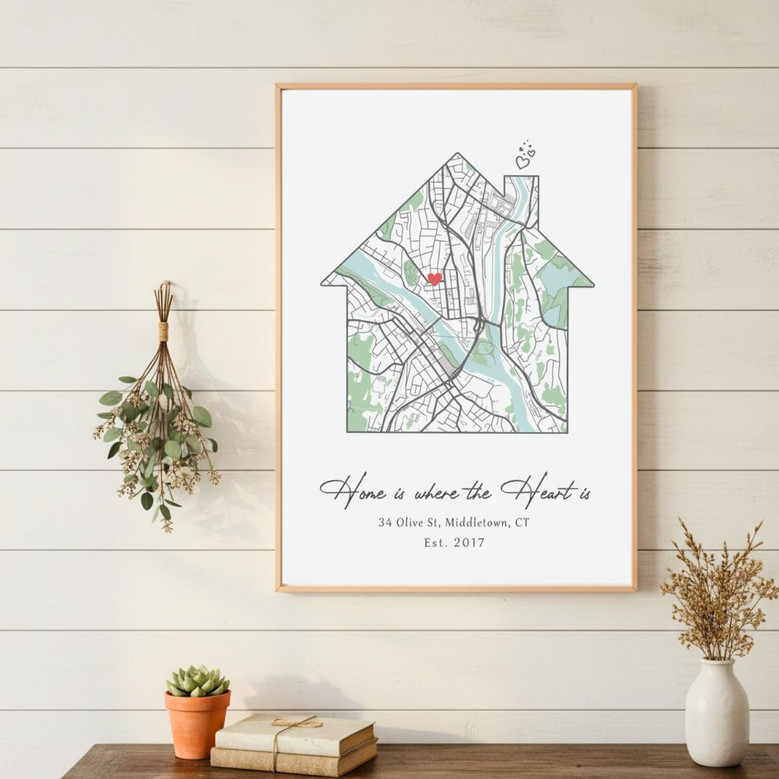 Thoughtful Canvas For Housewarming - Personalized New Home Gift