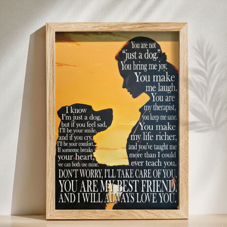 Unconditional Love Canvas - Heartfelt Pet Tribute for Dog Lovers Unconditional Love Canvas - Heartfelt Pet Tribute for Dog Lovers