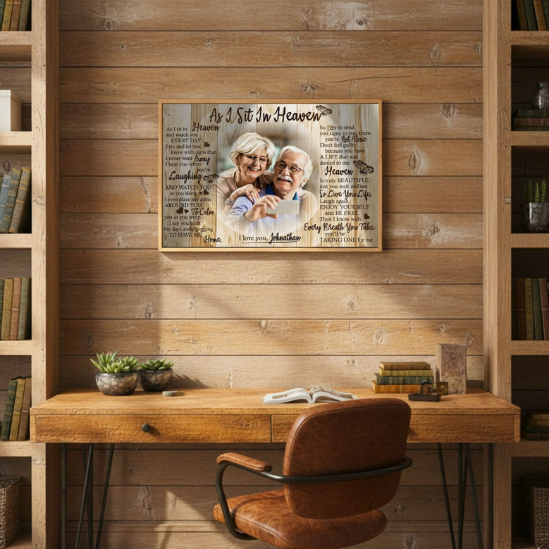 Mother's Loss - Sympathy Canvas Gift, Rest In Peace Tribute Art