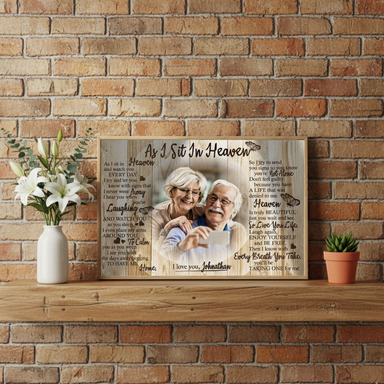 Mother's Loss - Sympathy Canvas Gift, Rest In Peace Tribute Art