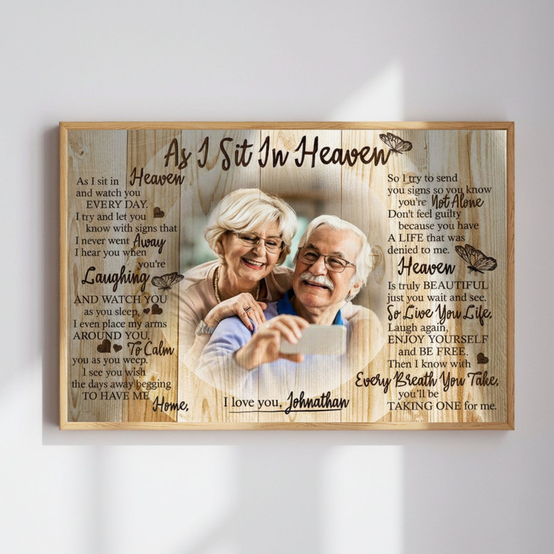 Mother's Loss - Sympathy Canvas Gift, Rest In Peace Tribute Art