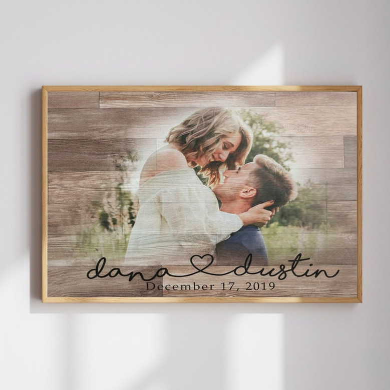 Newlywed Name Canvas - Emotional Anniversary Gift & Decor Newlywed Name Canvas - Emotional Anniversary Gift & Decor